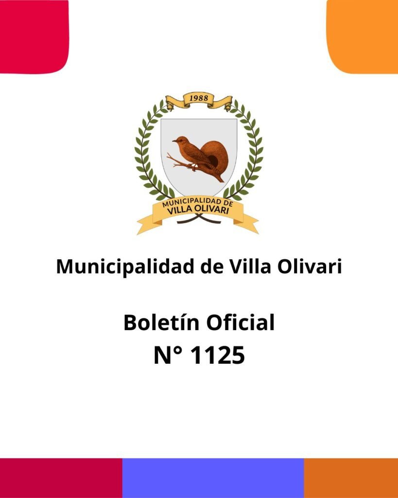 Boletín Oficial N° 1125