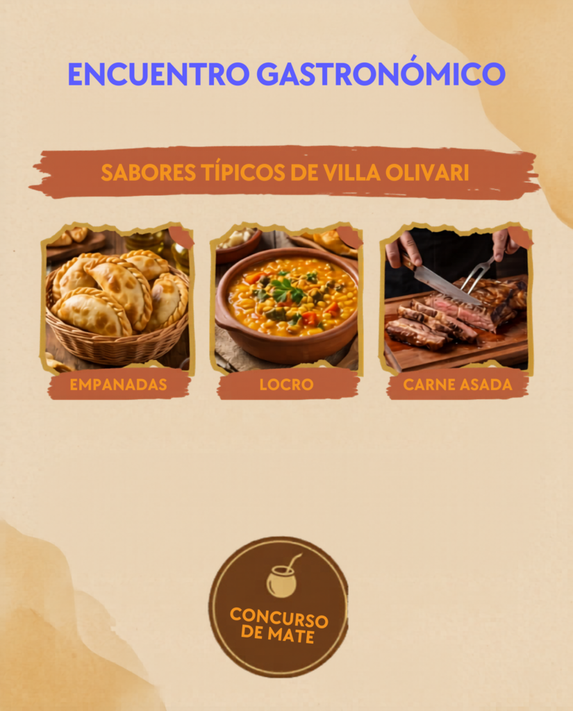 La Municipalidad invita al Encuentro Gastronómico “Sabores Típicos”: una celebración de nuestra identidad y el trabajo local